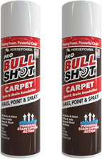 Horsepower Bull Shot Carpet Spot & Stain Remover by Horsepower, AS SEEN ON TV, Made In USA, Just Point & Spray, Stain-Lifting Foam-Action, Pet Stains & Odors, Coffee, Soda, Wine, Stains, 2 Pack
