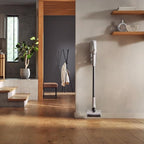 Miele Duoflex Extra Vacuum Cleaner, Cordless and Bagless Multi-Use, Multi-Floor Flexible Stick Vacuum with 2 Attachable Brushes, in Brilliant White / Space Grey