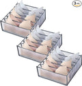 TIGARI Wardrobe Clothes Underwear Organizer Bra Organiser, Baby Clothes Organizer, Underwear Drawer Organizer for Bedroom Dorm Room
