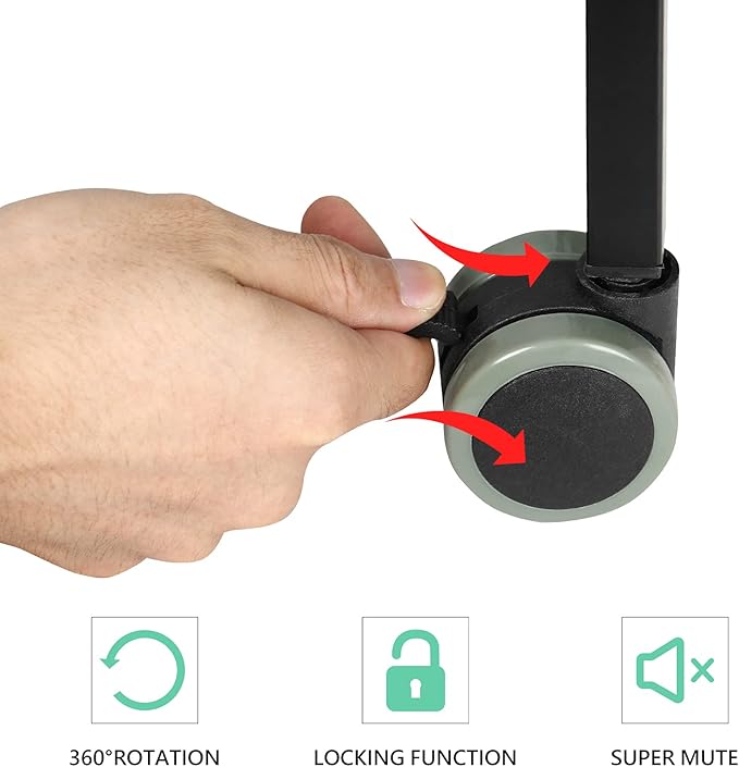 Kitchen Storage Rolling Cart, 4-Tier Kitchen Island Cart on Wheels with Wooden Shelves, Lockable Utility Cart with Mesh Baskets for Narrow Space on Dining Room Bathroom，Black