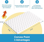 52 PCS Magic Sponge Eraser Sheets,Upgrade Convex Point Melamine Sheets，Disposable Portable Magic Cleaning Eraser Thin Wipes for Kitchenware Bathroom Shoe Sink Car Interiors Hard-to-Reach Places