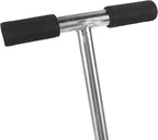 Half Moon Lawn Edger Half Moon Hand Edger Manual Lawn Edger Stainless Steel Serrated Cutter 96.5cm Non Slip Handle with Footplate for Grass Turf Clay Gravel Edging