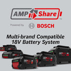 BOSCH GOP18V-34B14 18V Brushless StarlockPlus® Oscillating Multi-Tool Kit with (1) CORE18V® 4 Ah Advanced Power Battery
