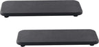 2 Pcs Water Absorbing Stone Trays, Kitchen/Bathroom Sink Soap Dish, Diatomite Tray Used for Hand Soap & Cosmetic Bottles in The Modern Home, 4" W x 9" L, Dark Gray