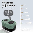 2500W Handheld Steam Cleaner,Portable Car Steamer For Auto Detailing,High-Temperature and Pressure Steam Cleaner For Home, Steam Cleaning Machine for Furniture,Kitchen,Grout,Floor,Tile (7-Green)