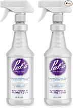 Pat's Spot + Stain Remover, Professional Carpet, Fabric and Upholstery Cleaner, 32oz (Pack of 2) | 40+ Years Carpet Cleaning Experts