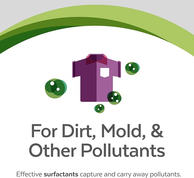 Remedy Laundry Liquid Detergent - Environmentally-Friendly Concentrated Laundry Detergent for Dirt and Mold - 32oz