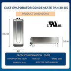 30-OS Condensate Drain Pan Cast Condensate Remover