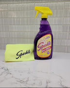 Sparkle Glass Cleaner Spray, Ammonia-Free Original Formula Glass Cleaner, Leaves No Streaks (33.8 Fl Oz, Pack of 3)