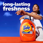 Tide Laundry Detergent Liquid, Original Scent, 80 Loads, 105 FL OZ, Works on 100% of Common Stains, Laundry Soap, Liquid Laundry Detergent