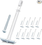 Drywall Anchor with Included Bolts for 3/16”-24, Heavy Duty Hollow Drywall Anchors for TV Mounting Kit, Stainless Steel Hollow Wall Anchors Holds up to 240 lbs Each in 1/2-in Drywall-10 Pack