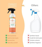 Therapy Clean All Purpose Cleaner 24 fl oz (Fresh Herbs & Melon) (6-Pack) - Multi Surface Cleaning Spray, Kitchen Cleaner, Household Multipurpose, Dusting Spray