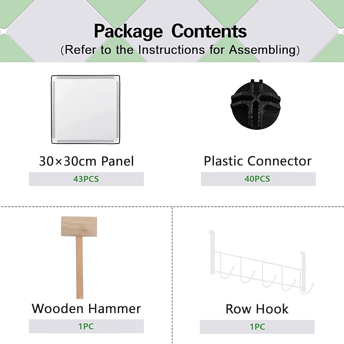 C&AHOME Cube Storage Organizer, 12-Cube Shelves Units, Closet Cabinet, DIY Plastic Modular Book Shelf, Ideal for Bedroom, Living Room, Office, 36.6" L x 12.4" W x 48.4" H Grey UPCS12G