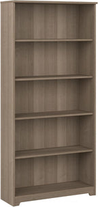 Bush Furniture Somerset 60W Office Desk with Drawers in Sand Oak