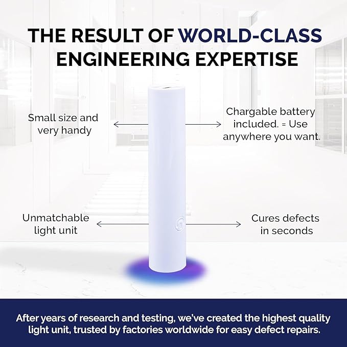 Granite, Marble & Stone Repair Kit - Fix Chips & Defects in Minutes | Restore Tiles & Countertops with Ease | for Quartz Corian Marble or Stone | Flawless Results Every Time | Repair Up to 20 Chips