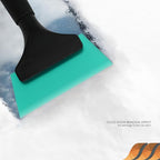 EHDIS Small Squeegee 5 inch Rubber Window Tint Windshield Scraper for Car,Glass, Mirror, Shower, Door,Bathroom Cleaning (Light Blue)