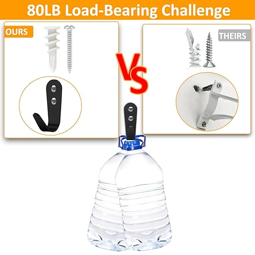 Self Drilling Drywall Anchors - 104Pcs Dry Wall Anchors and Screws Kit for Drywall,52 Self-Tapping/Threaded Plastic Sheetrock Anchors + 52#8 x 1-1/4'' Screws, Heavy Duty 75LB Hanging