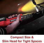 AOBEN 21V 1/2" Cordless Ratchet Wrench Kit-74 Ft-lbs Brushless Electric Power Ratchet with Variable Speed, 2X2000mAh Lithium-Ion Battery, Charger, 8 Sockets, 1/4" & 3/8" Adaptors, 3" Extension Bar