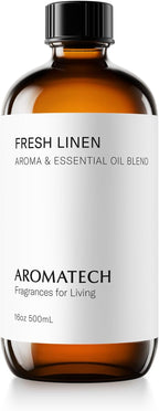 Aromatech Fresh Linen Aroma Essential Oil Blend: Hotel Inspired Aromatherapy with for Ultrasonic Diffusers & Nebulizers - 16.9 fl oz, 500 mL