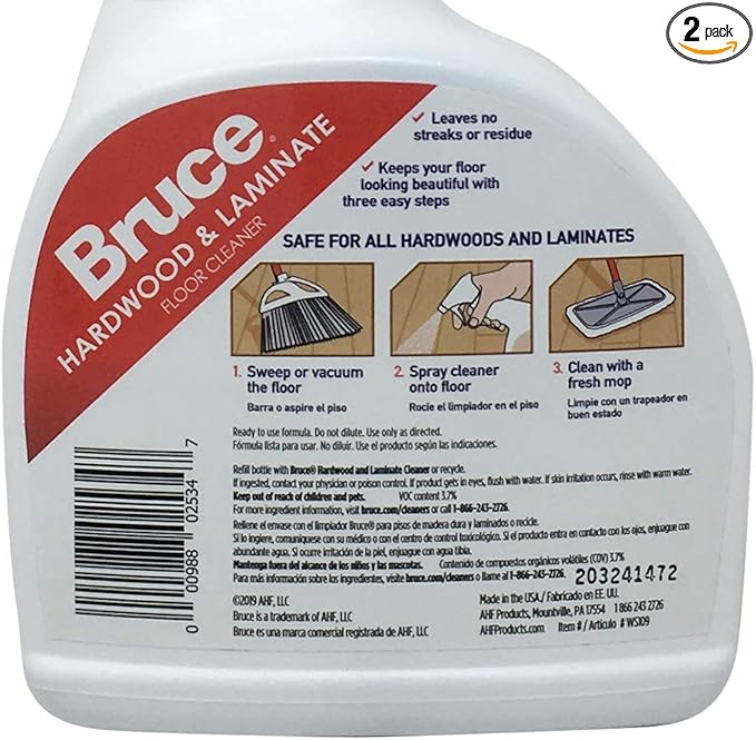 2 set- Bruce Fresh Scent Floor Cleaner Liquid 32 oz.