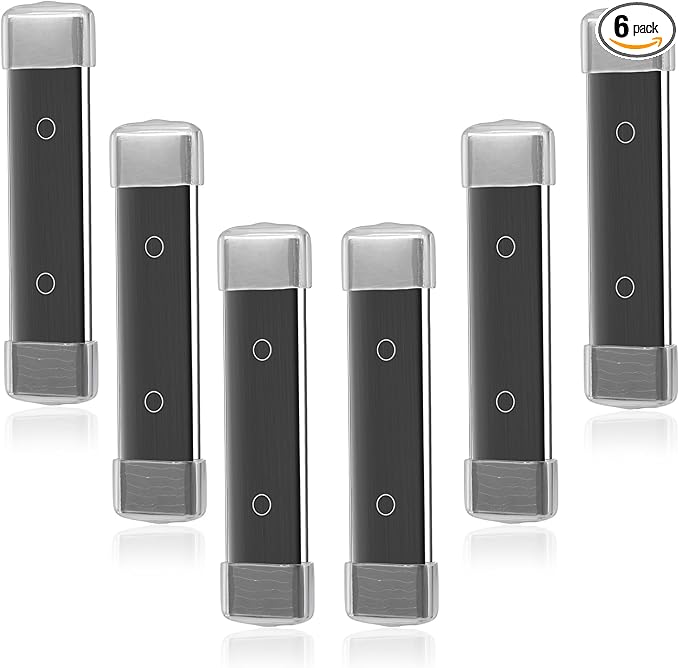 6 Pcs Magnetic Toilet Bowl Cleaner Black Toilet Cleaning Magnets Magnetic Tank Cleaner for Household Bathroom Cleaning Supplies Against Stains No Chemicals