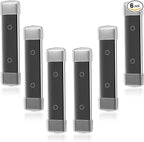 6 Pcs Magnetic Toilet Bowl Cleaner Black Toilet Cleaning Magnets Magnetic Tank Cleaner for Household Bathroom Cleaning Supplies Against Stains No Chemicals