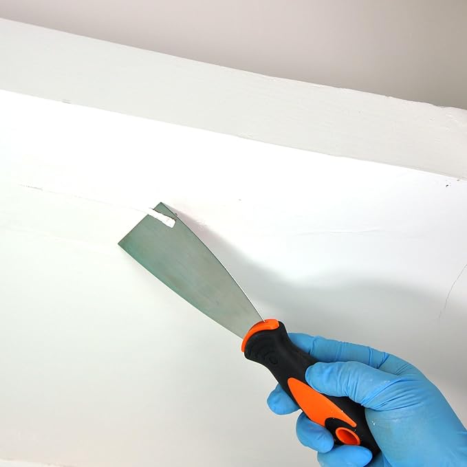 Putty Knife Set, 5 Piece Stainless Steel Paint Scraper (1" 1.5" 2" 3" 4"), Multi-use Scraper Tool, Spackle Knife for Applying Putty, Filling Gaps, Scraping Away Old Paint or Caulk