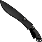Snake Eye Machete with Heavy Duty Construction-Ergonomic Non-Slip Handle and Belt Sheath for Gardening, Land-Management, Bushcraft, Hunting and Outdoor