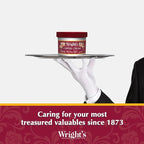 Wright's by Weiman Cream Copper and Brass Cleaner - Gently Cleans and Removes Tarnish without Scratching, Polishing Cloth Included