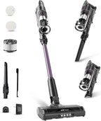 Cordless Vacuum Cleaner, Stick Vacuum Cordless Rechargeable,45Mins Powerful Suction Vacuum Cleaners for Home,Anti-Tangle,One-Click Dust Disposal,Lightweight for Hardwood Floor Carpet Pet Hair