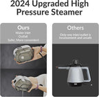 Handheld Steam Cleaner, Steam Shot Cleaner, 2500W High Heat Steamer for Bed Bugs, High Temperature Steamer for Car Detailing, Grout Steam Cleaner for Couch, Windows, Kitchen, Bathroom, Home