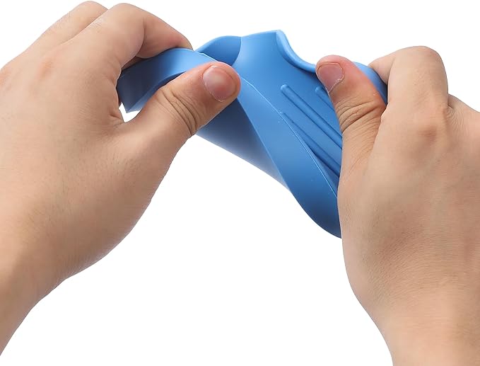 Silicone Bathroom Soap Dishes with Drain Spout-Bathroom and Kitchen Sink Organizer,Sponge Holder,Dish Soap Tray,Perfect for Dispenser,Scrubber,Bottle,Cup on Counter Lichen Blue 4.9"×3.2"