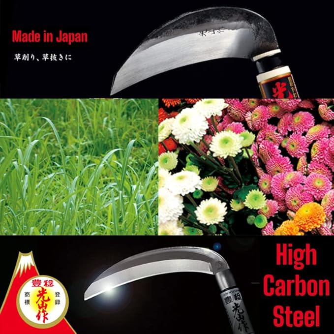 Garden Weeding Sickle Twisted Sickle High Carbon Steel Gardening tools garden hand weeding hoe weeder