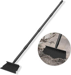 Garden Flat Shovel Scraper, Multifunctional Garden Cleaning Shovel with 59 Inch Long Handle, Heavy Duty Outdoor Floor Scraper for Weed Cleaning,Trenching,Edging and Removing Snow,Ice,Weeds,Dirty,Moss