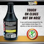 Instant Power Hair & Grease Liquid Drain Opener 20 oz. - Total Qty: 6