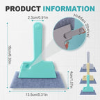 Magic Window Track Cleaner, 2024 Upgraded Window Groove Cleaning Brush Tools Set, Hand-held Window Track Cleaner Brushes Tools Set for Window lides Gaps Tile Lines Shutter Car Vents (Gray B 3PCS)