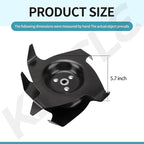 Upgrade 1622 Power Tiller Tines Compatible with Man-tis 7222, 7225, 7260, 7261, 7262, 7920, 7924, 7940 Tiller/Cultivators, Till up to 10-Inch deep and 9-Inch, It Can Effectively Loosen and Treat Soil