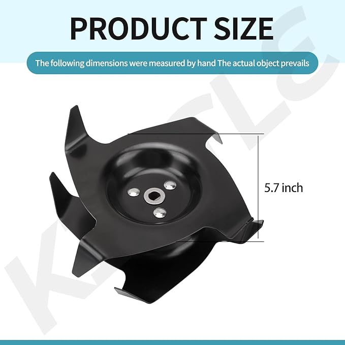 Upgrade 1622 Power Tiller Tines Compatible with Man-tis 7222, 7225, 7260, 7261, 7262, 7920, 7924, 7940 Tiller/Cultivators, Till up to 10-Inch deep and 9-Inch, It Can Effectively Loosen and Treat Soil