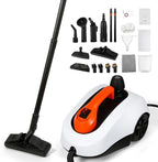 Dyna-Living Steam Cleaner 1800W Steamer for Cleaning 5 Bar Steamer Cleaner for Car Detailing 320°F High Temperature High Pressure Steamer for Carpets Floor with 1.8 L Inner Water Tank