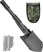 Digging Shovel, 15.35'' Lightweight Camping Shovel Portable High Carbon Steel Folding Mini Trowels for Outdoor Camping Backpacking Hiking Car Emergency Home Garden