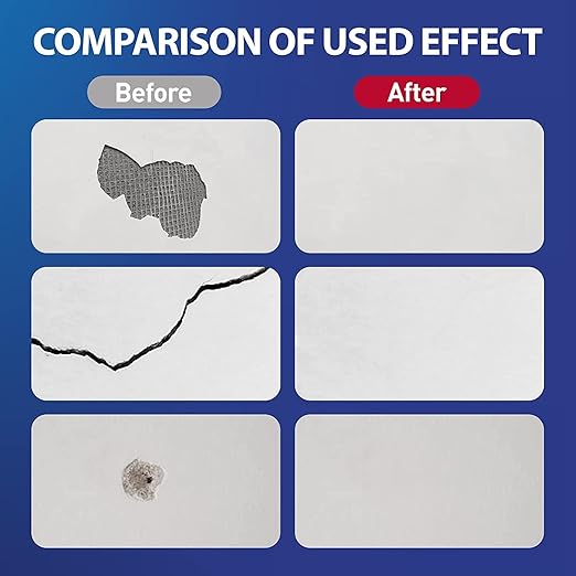 Drywall Repair Kit, Spackle Wall Repair Kit, 3 Pack Wall Mending Agent Putty, Wall Repair Paste Plaster for Wall Crack/Nail Hole, Wall Hole Filler with Scraper/Sandpaper