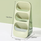 COVRA 3-Tier Large Capacity Kitchen Utensil Organizer – Minimalist Desktop Storage Box for Kitchen, Bedroom, Living Room & More (Green)
