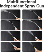 Handheld Steam Cleaner, Steam Shot Cleaner, 2500W High Heat Steamer for Bed Bugs, High Temperature Steamer for Car Detailing, Grout Steam Cleaner for Couch, Windows, Kitchen, Bathroom, Home