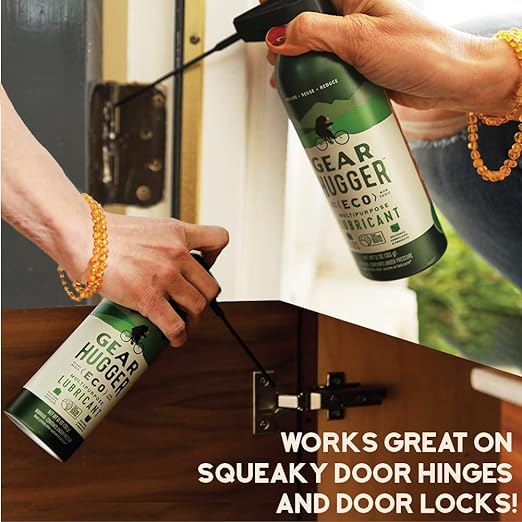 Multipurpose Lubricant - Eco-Friendly (11 oz Bottle & 3 oz Bottle), Rust Remover - Garage Door Lubricant Spray, Door Hinge Lubricant & Lock Lubricant - Plant-Based, No Petroleum, No PTFE