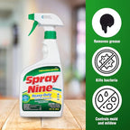 Spray Nine 26810 Heavy Duty Cleaner, Degreaser & Disinfectant for Kitchens, Bathrooms, Yard Equipment, Automotive & Industrial 32 Fl Oz. (Pack of 1)