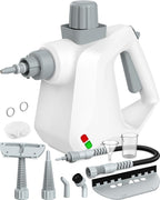 Pressurized Deep Cleaning Handheld Steam Cleaner for Home, Multi-Purpose Natural Steamer with 10 PCS Accessories for Kitchen, Car Detailing, Furniture, Bathroom, Floor, Tile and Grout