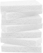 Large Cellulose Sponges, Kitchen Sponge for Dish, Thick Heavy Duty Scrub Pads, Non-Scratch Scrubber for Household/Cookware/Bathroom/Office/Boat 5.5" x 3" x 1" (7 Pack) White