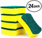 Kitchen Cleaning Sponge,Eco Non-scratch for Dish,Scrub Sponge(Pack of 24)