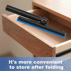Shower Squeegee for Glass Doors, Squeegee with Long Handle, Telescoping Squeegee for Shower, Extendable Window Cleaner Tool for Car Windows, Tile Walls, Sliding Door, Shower Glass Door