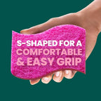 Scotch-Brite Gentle Clean Delicate Scrub Sponges, For Washing Dishes and Cleaning Kitchen, 3 Scrub Sponges